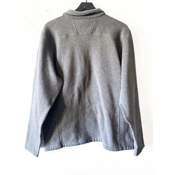The North Face Men’s XL Gray Quarter Zip Fleece Pullover Jacket - Picture 2 of 6